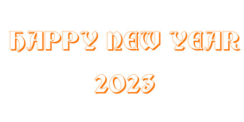 happy new year 2023 logo