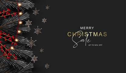 Christmas and New Year banner - 547390085