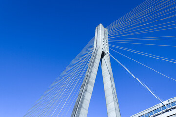Fototapeta premium cable bridge