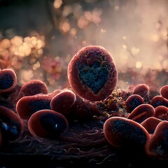 3d rendered illustration of a bacteria