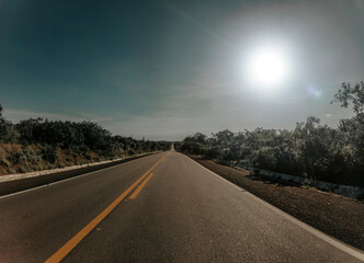 Fototapeta premium road to the sun