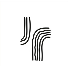 Abstract Landscape Hand Drawn Elements. Abstract Landscape Elements