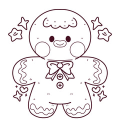 christmas cute cartoon card christmas tree santa