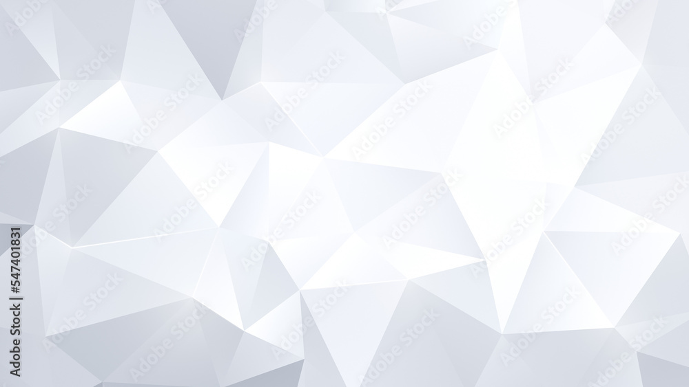 Poster abstract light gray and white polygon vector pattern background. full frame 3d triangular low poly s