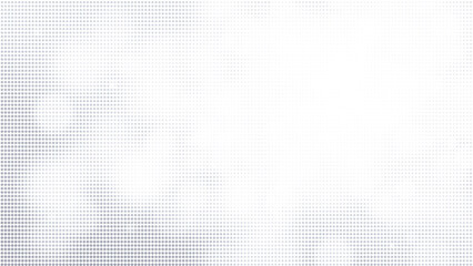 Abstract gray halftone pattern on white background with copy space. Dotted pattern for template,...