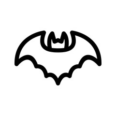 Bat Icon Vector Symbol Design Illustration