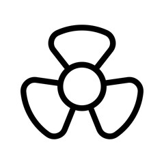 Obraz premium Nuclear Icon Vector Symbol Design Illustration