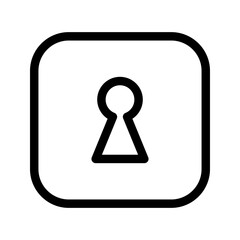 Key Icon Vector Symbol Design Illustration