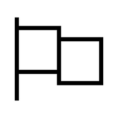 Flag Icon Vector Symbol Design Illustration