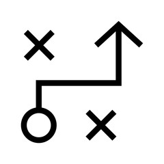 Strategy Icon Vector Symbol Design Illustration