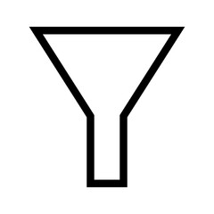 Filter Icon Vector Symbol Design Illustration