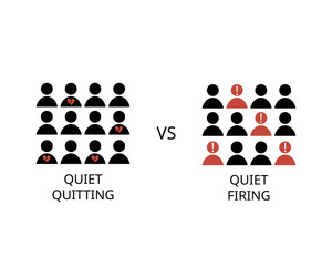 quiet quitting compare with quiet firing