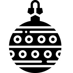 bauble solid icon