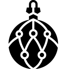 bauble solid icon