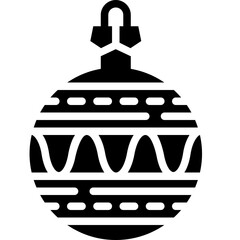 bauble solid icon