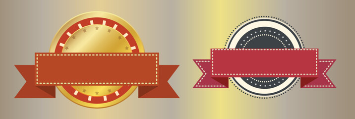 Ornament, Circle Frame, Frame, Badge, Ribbon