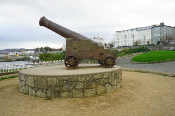 Cannon From The Crimean War in Dun Laoghaire,  Rathdown County, Ireland	