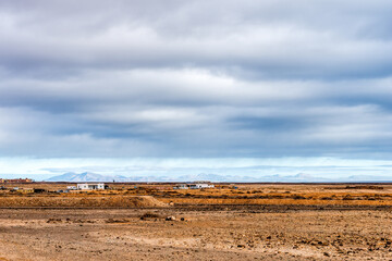 Fototapeta na wymiar Land and Sky in Fuerteventura