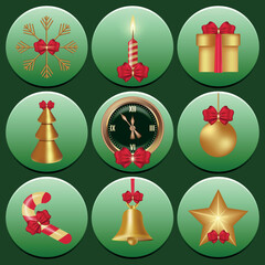 Premium Christmas Stickers Set