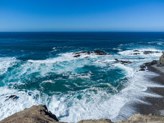 Coastline around Peña Horadada