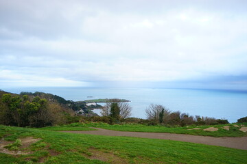 Killiney Hill Viewpoint in Dalkey , Ireland