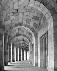 The exterior of Congress Hall - a building which was part of the Nazi Party Rallying Grounds in the city of Nuremberg, Germany