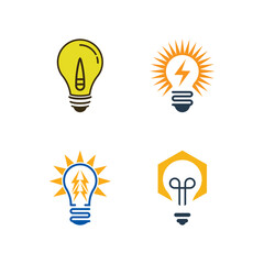 Light bulb symbol icon