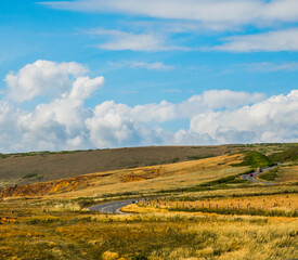 landscape road in the mountains