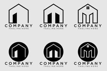 Creative Real Estate Logo Design. House Logo Design. Real Estate Vector Icon