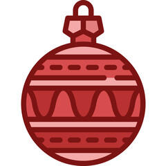 bauble two tone icon