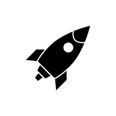 Rocket icon vector logo design template