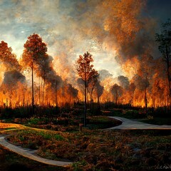 calbeetea prescribed burns oak forest landscape architecture de 