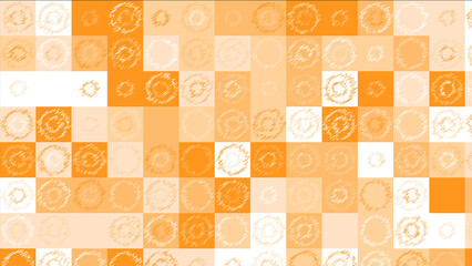 yellow and orange geometric pattern, wallpaper for tile, banner, tableclothe