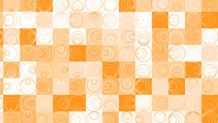 yellow and orange geometric pattern, wallpaper for tile, banner, tableclothe