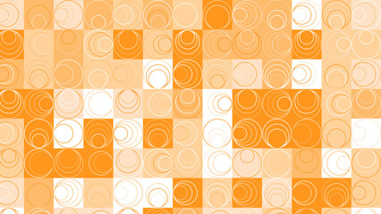 yellow and orange geometric pattern, wallpaper for tile, banner, tableclothe