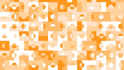 yellow and orange geometric pattern, wallpaper for tile, banner, tableclothe