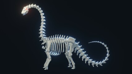 dinosaur 3d.3d illustration, 3d rendering, animal,