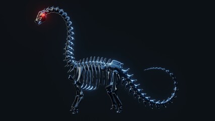 dinosaur 3d.3d illustration, 3d rendering, animal,