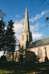 Fototapeta na wymiar St Mary and St Cuthbert's Church, Chester-le-Street, County Durham.