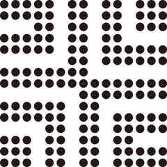 Geometric Dot Shape Vector