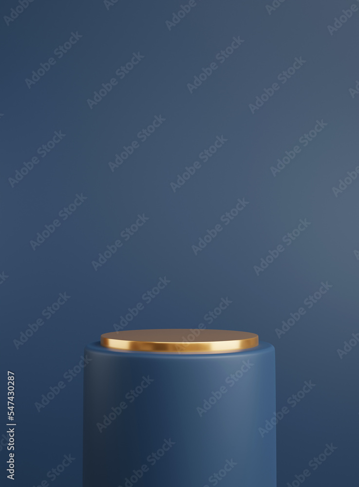 Poster 3d background scene with podium. minimal product display mockup with geometric shape object. 3d rend