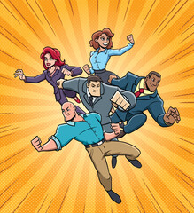 Super Business Team to Resque