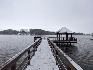 pier on the lake