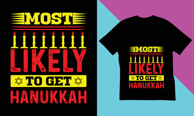 Hanukkah T-Shirt Design.