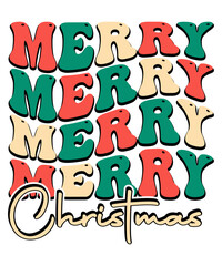 MERRY CHRISTMAS T-SHIRT DESIGN