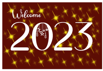 Welcome 2023 background