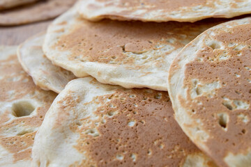 Warm bread fresh prepare by the baker