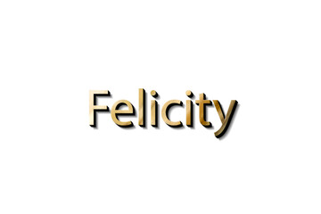 FELICITY 3D NAME 