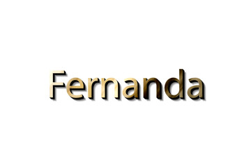 FERNANDA 3D NAME 