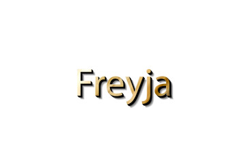 FREYJA 3D NAME 